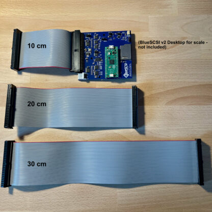 A comparison of 10, 20 and 30 cm SCSI cables